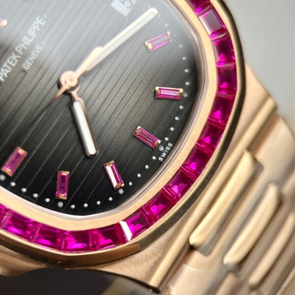Replica Patek Philippe Nautilus 5723 Gray Dial With Red Ruby Replica 1:1 Watch 40mm - Top Watch - Image 5