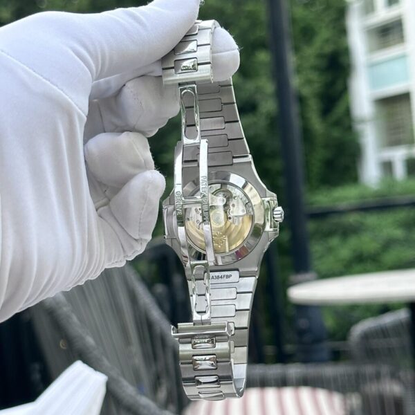 Replica Patek Philippe Nautilus 5726 Replica 1:1 Watch Blue Dial Metal Strap PPF Factory 40.5mm - Top Watch - Image 8