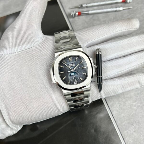 Replica Patek Philippe Nautilus 5726 Replica 11 Watch Blue Purple Dial PPF V2 40.5mm - Top Watch