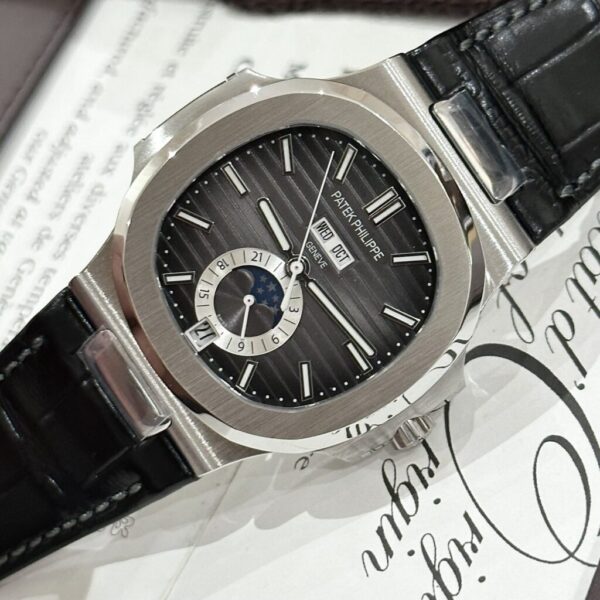 Replica Patek Philippe Nautilus 5726 Replica 1:1 Watch Gray Dial GRF 40.5mm - Top Watch - Image 2