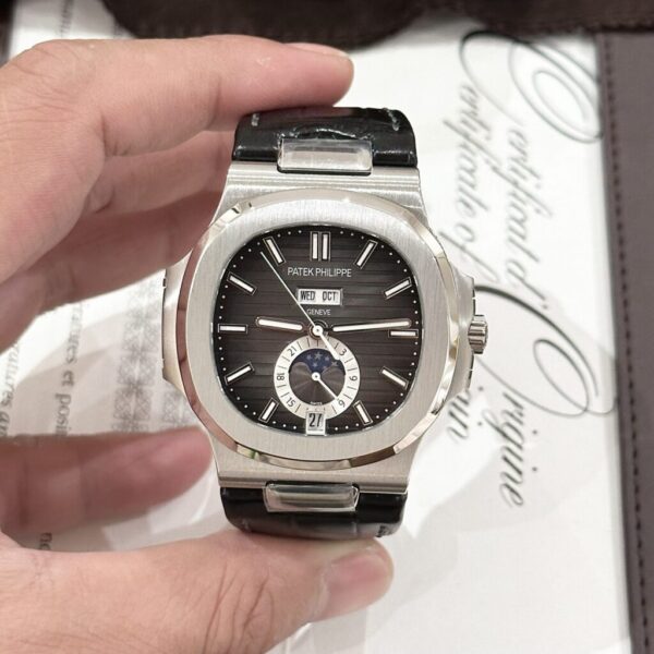 Replica Patek Philippe Nautilus 5726 Replica 1:1 Watch Gray Dial GRF 40.5mm - Top Watch - Image 3