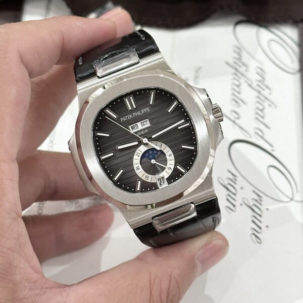 Replica Patek Philippe Nautilus 5726 Replica 1:1 Watch Gray Dial GRF 40.5mm - Top Watch - Image 4