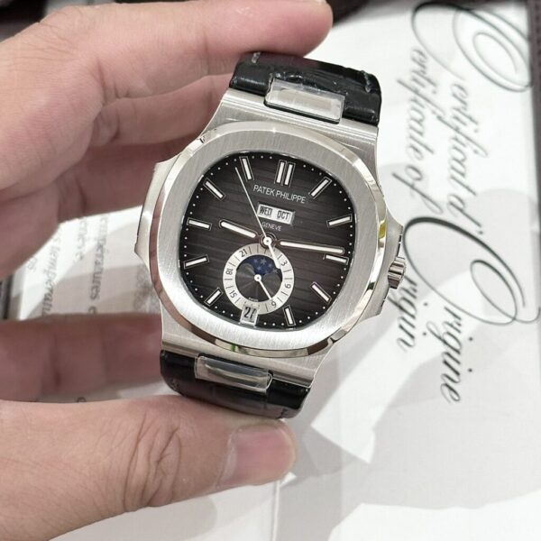 Replica Patek Philippe Nautilus 5726 Replica 1:1 Watch Gray Dial GRF 40.5mm - Top Watch - Image 5