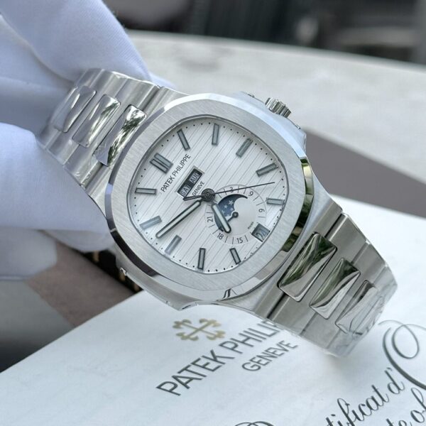 Swiss 1:1 Patek Philippe Nautilus 5726 Replica 1:1 Watch White Dial PPF 40.5mm - Top Watch - Image 2