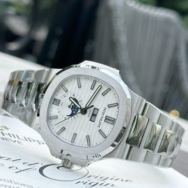 Swiss 1:1 Patek Philippe Nautilus 5726 Replica 1:1 Watch White Dial PPF 40.5mm - Top Watch - Image 4