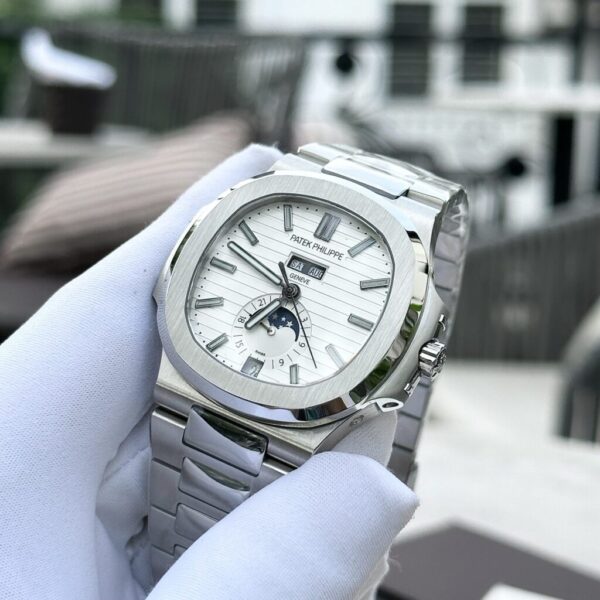 Swiss 1:1 Patek Philippe Nautilus 5726 Replica 1:1 Watch White Dial PPF 40.5mm - Top Watch - Image 5