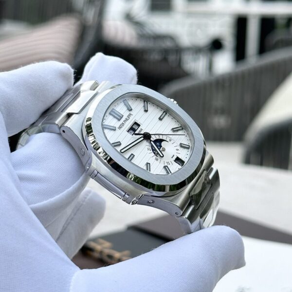 Swiss 1:1 Patek Philippe Nautilus 5726 Replica 1:1 Watch White Dial PPF 40.5mm - Top Watch - Image 6