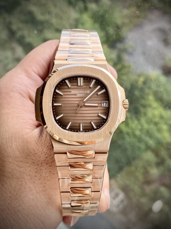 Swiss 1:1 Patek Philippe Replica 11 Watch Nautilus 5711 Brown Dial Factory 3K 40mm - Top Watch - Image 2