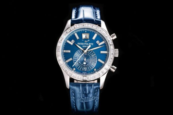 Swiss 1:1 Patek Philippe Replica 11 Watch Complications 5961P Blue Factory TW 40.mm - Top Watch