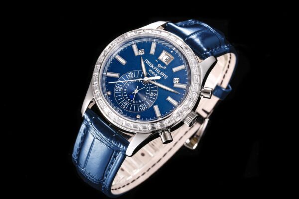 Swiss 1:1 Patek Philippe Replica 11 Watch Complications 5961P Blue Factory TW 40.mm - Top Watch - Image 2
