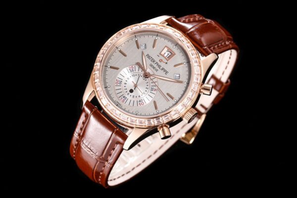 Best Fake Patek Philippe Replica 1:1 Watch Complications 5961R with Stone Factory TW 40.5mm - Top Watch - Image 2