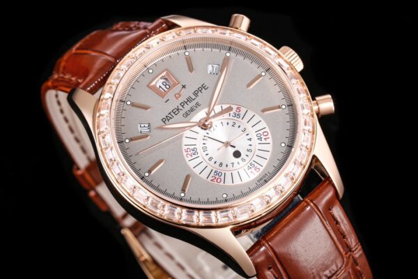 Best Fake Patek Philippe Replica 1:1 Watch Complications 5961R with Stone Factory TW 40.5mm - Top Watch - Image 3
