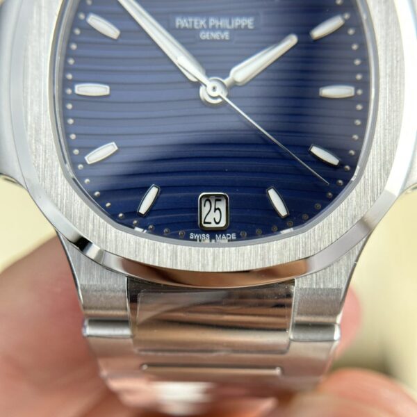 Best Fake Patek Philippe Replica 11 Watch Women's Nautilus 7118 Blue Dial 3K Factory 35.2mm - Top Watch - Image 6
