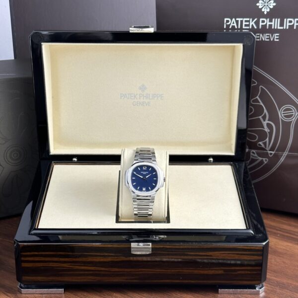 Best Fake Patek Philippe Replica 11 Watch Women's Nautilus 7118 Blue Dial 3K Factory 35.2mm - Top Watch - Image 7