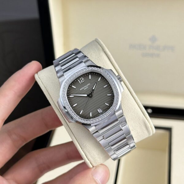 Swiss 1:1 Patek Philippe Replica 1:1 Watch Nautilus 7118 Women's With Stone Gray Dial Factory 3K 35.2mm - Top Watch - Image 2