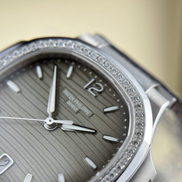 Swiss 1:1 Patek Philippe Replica 1:1 Watch Nautilus 7118 Women's With Stone Gray Dial Factory 3K 35.2mm - Top Watch - Image 5