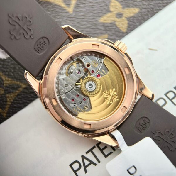 Best Fake Patek Philippe Replica 1:1 Watch Aquanaut 5062 Gold Wrapped Moissanite Diamond 35.6mm - Top Watch - Image 8