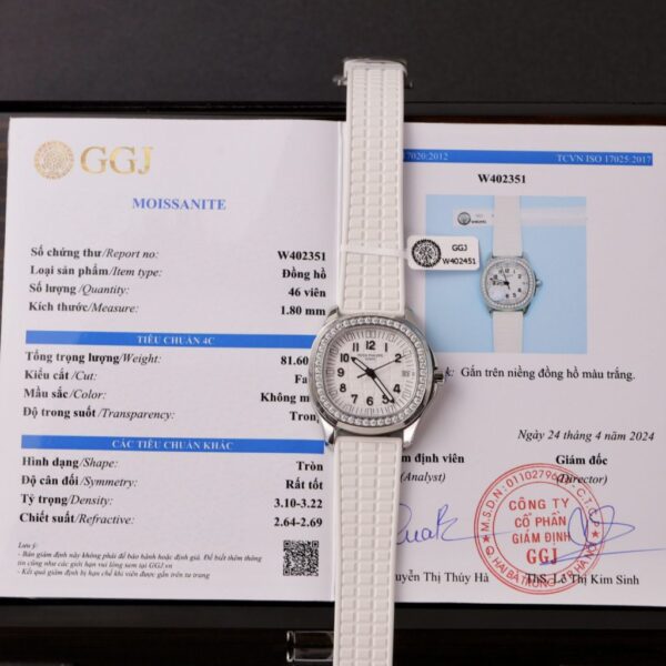 Replica Patek Philippe Replica 11 Watch Aquanaut 5067 White Moissanite Diamond 35.6mm - Top Watch