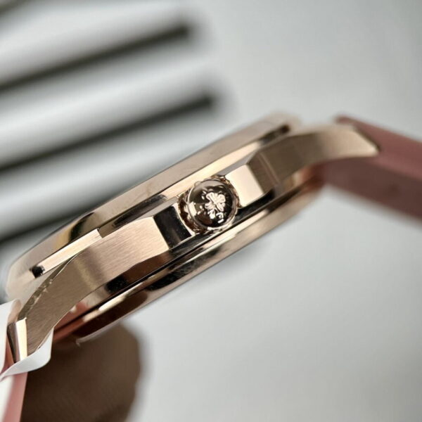 Replica Patek Philippe Replica 11 Watch Aquanaut 5072R Gold Wrapped Moissanite Diamond 35.6mm - Top Watch - Image 8