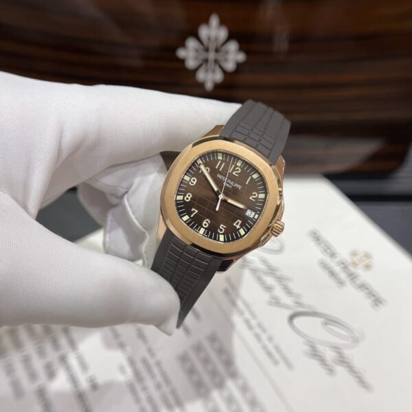 Best Fake Patek Philippe Replica 11 Watch Aquanaut 5167R Rose Gold Wrapped 3K Factory 40mm - Top Watch - Image 4