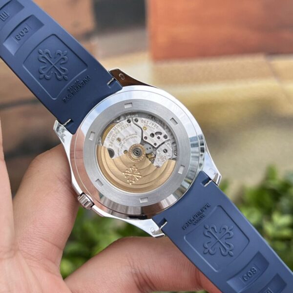 Replica Patek Philippe Replica 1:1 Watch Aquanaut 5168G Blue Dial Rubber Strap 42mm - Top Watch - Image 4