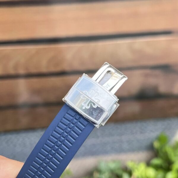 Replica Patek Philippe Replica 1:1 Watch Aquanaut 5168G Blue Dial Rubber Strap 42mm - Top Watch - Image 5