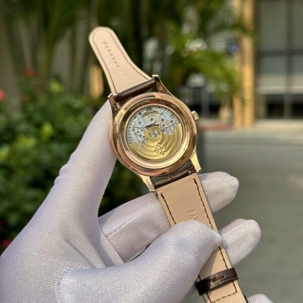 Swiss 1:1 Patek Philippe Replica 11 Watch Complications 5205R Rose Gold Switzerland White Dial 40mm - Top Watch - Image 6