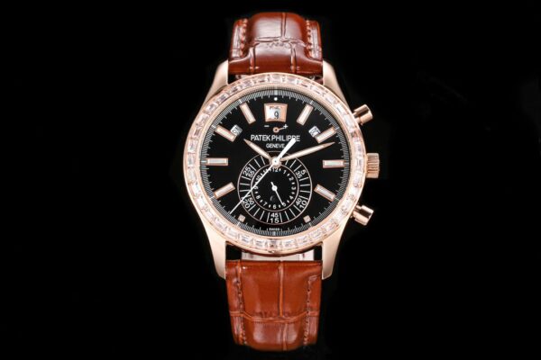 Replica Patek Philippe Replica 1:1 Watch Complications 5961R Brown Leather Strap 40.5mm - Top Watch