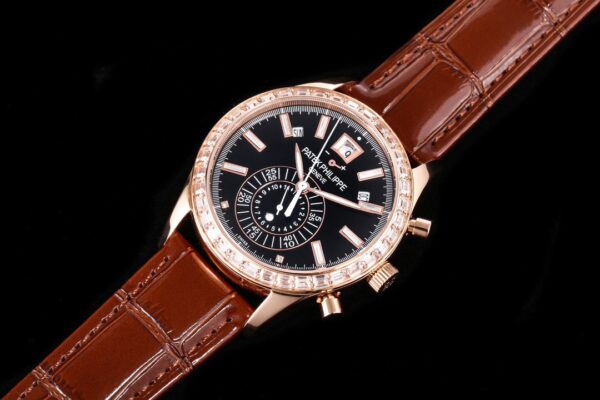 Replica Patek Philippe Replica 1:1 Watch Complications 5961R Brown Leather Strap 40.5mm - Top Watch - Image 5