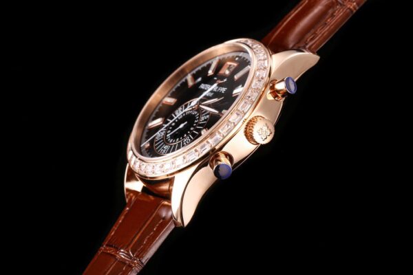 Replica Patek Philippe Replica 1:1 Watch Complications 5961R Brown Leather Strap 40.5mm - Top Watch - Image 6