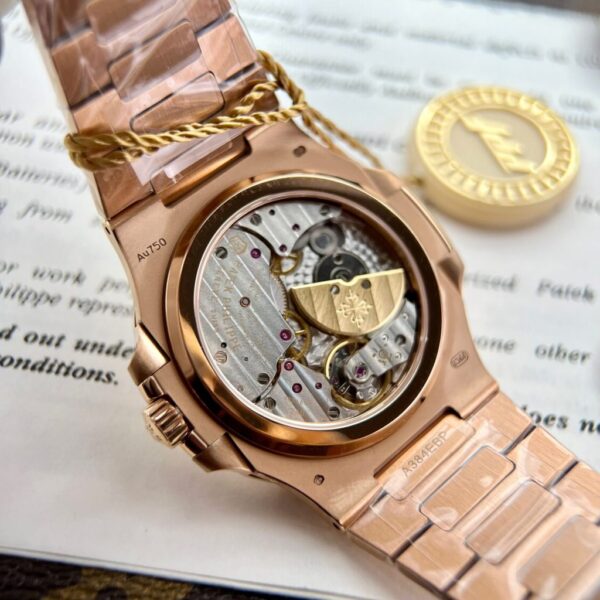 Swiss 1:1 Patek Philippe Replica 1:1 Watch Nautilus 5712 Rose Gold Factory PPF V2 40mm - Top Watch - Image 8