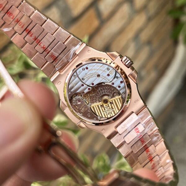 Best Fake Patek Philippe Replica 11 Watch Nautilus 5712 Rose Gold Wrapped Chocolate Dial GRF 40mm - Top Watch - Image 6