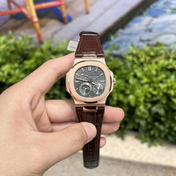 Best Fake Patek Philippe Replica 1:1 Watch Nautilus 5712R Rose Gold Wrapped 18K GR Factory 40mm - Top Watch - Image 2