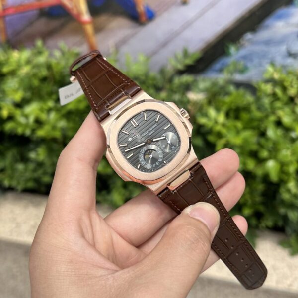 Best Fake Patek Philippe Replica 1:1 Watch Nautilus 5712R Rose Gold Wrapped 18K GR Factory 40mm - Top Watch - Image 3