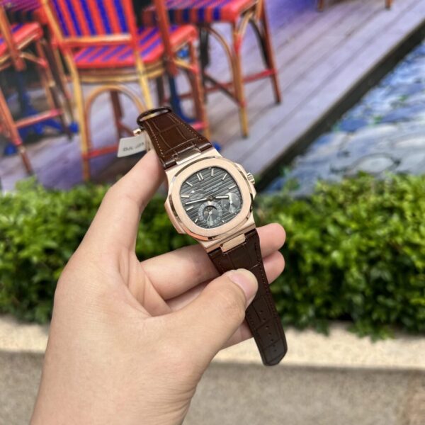 Best Fake Patek Philippe Replica 1:1 Watch Nautilus 5712R Rose Gold Wrapped 18K GR Factory 40mm - Top Watch - Image 4
