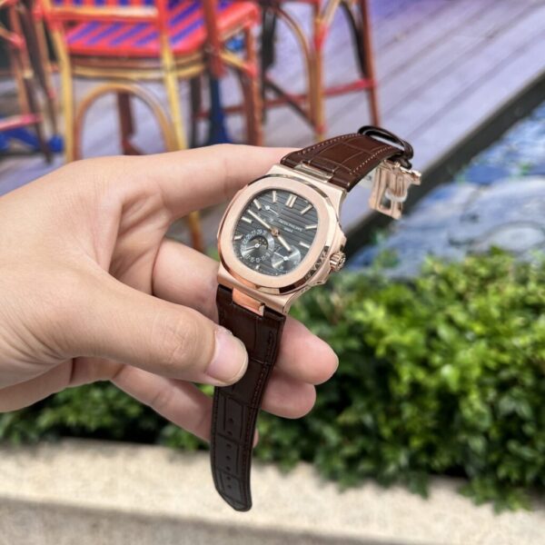 Best Fake Patek Philippe Replica 1:1 Watch Nautilus 5712R Rose Gold Wrapped 18K GR Factory 40mm - Top Watch - Image 6