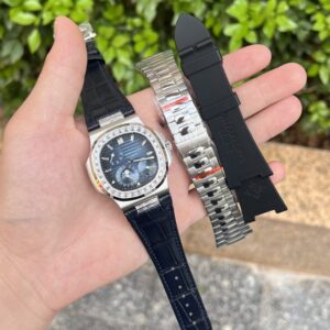 Best Fake Patek Philippe Replica 1:1 Watch Nautilus 5724G Blue Dial Full Set GR Factory 40mm - Top Watch
