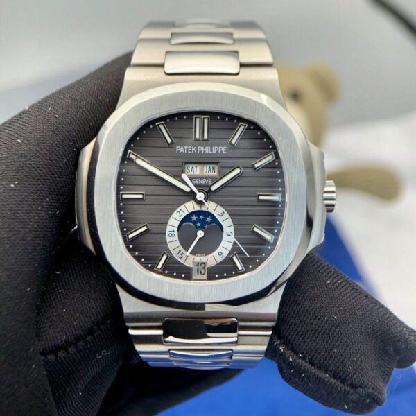 Replica Patek Philippe Replica 1:1 Watch Nautilus 5726 Gray Dial Metal Strap PPF 40.5mm - Top Watch
