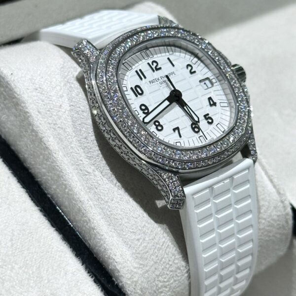Replica Patek Philippe Replica 11 Watch Aquanaut 5069G With Moissanite Diamond 35.6mm - Top Watch - Image 3