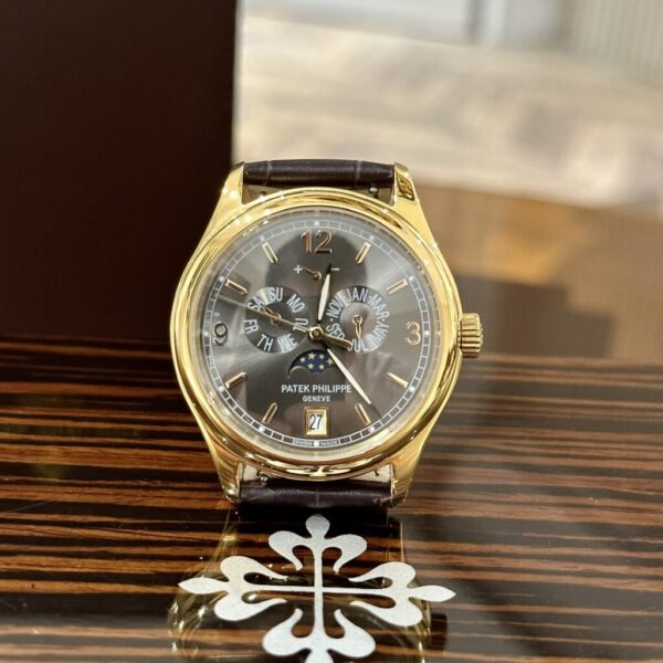 Best Fake Patek Philippe Replica Watch Complications 5146 Gold Plated leather Strap 40mm - Top Watch