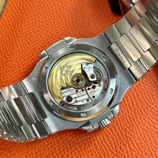 Swiss 1:1 Patek Philippe Replica Watches Nautilus 5719 Full Diamonds PPF 40mm - Top Watch - Image 8