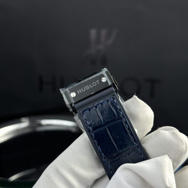 Swiss 1:1 Hublot Replica 11 Watch Black Ceramic Case Blue Dial Refined Movement SW300 JJZ 42mm - Top Watch - Image 10