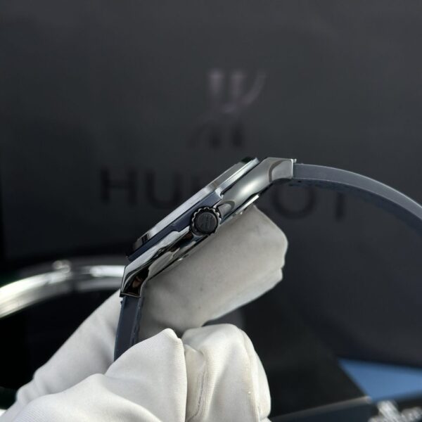 Swiss 1:1 Hublot Replica 11 Watch Black Ceramic Case Blue Dial Refined Movement SW300 JJZ 42mm - Top Watch - Image 5