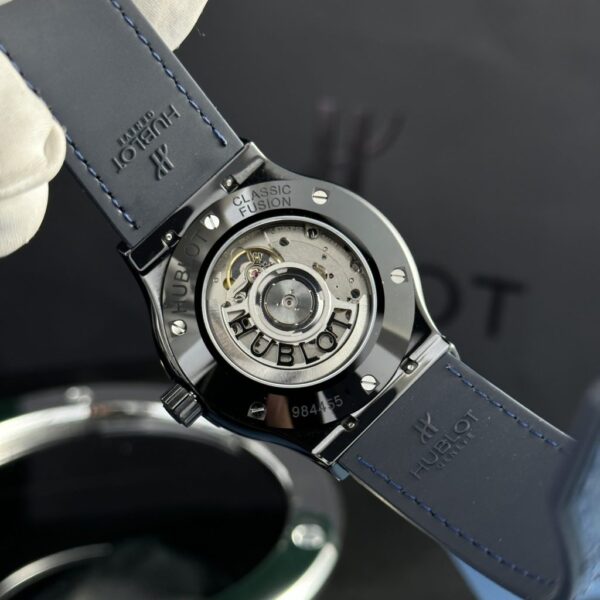 Swiss 1:1 Hublot Replica 11 Watch Black Ceramic Case Blue Dial Refined Movement SW300 JJZ 42mm - Top Watch - Image 7