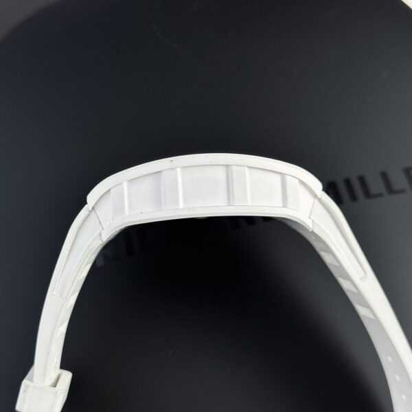 Best Fake Richard Mille Rep 1:1 Watch RM055 Ceramic Bubba Watson White Factory BBR 45mm - Top Watch - Image 7