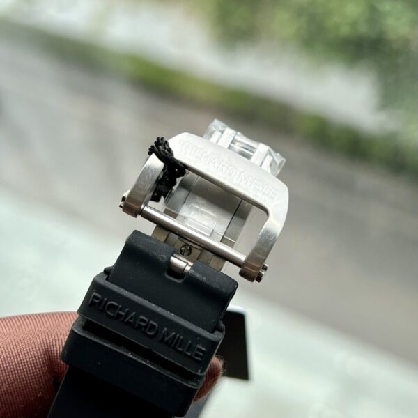 Replica Richard Mille Replica 11 Watch RM007 Women's with Stone Rubber Strap 36mm - Top Watch - Image 8