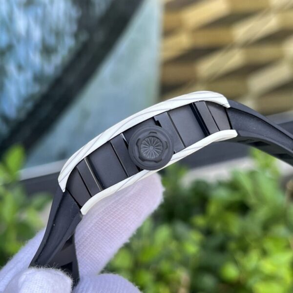 Swiss 1:1 Richard Mille Replica 1:1 Watch RM052 Skull Tourbillon White Case 43mm - Top Watch - Image 5