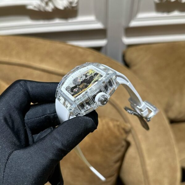 Best Fake Richard Mille Replica 1:1 Watch RM26-01 Sapphire Tourbillon Transparent Case 43mm - Top Watch - Image 5