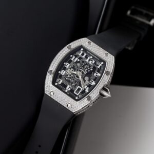 Best Fake Richard Mille Replica 1:1 Watch RM67 Black Face With Stone Automatic Mechanical 40mm - Top Watch