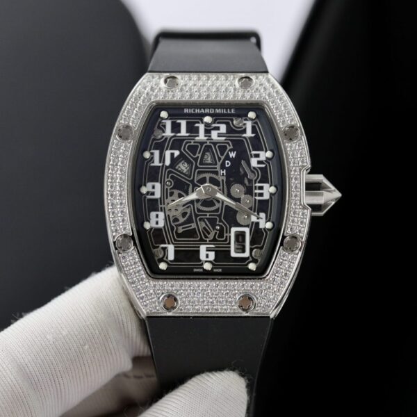 Best Fake Richard Mille Replica 1:1 Watch RM67 Black Face With Stone Automatic Mechanical 40mm - Top Watch - 图片 2